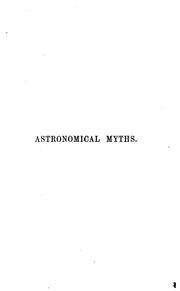 Cover of: Astronomical myths