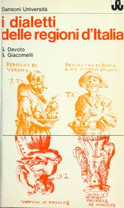 Cover of: I dialetti delle regioni d'Italia.
