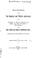 Cover of: Proceedingsof the two hundred and fiftieth anniversary of the gathering in England, departure for America, and final settlement in New England, of the First church and parish of Dorchester, Mass., coincident with the settlement of the town.