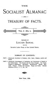 Cover of: The Socialist almanac and treasury of facts