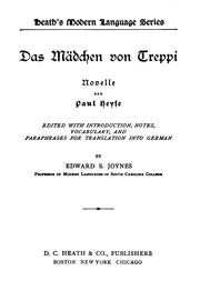 Cover of: Das mädchen von Treppi by Paul Heyse