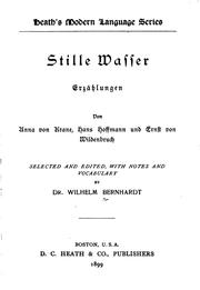 Cover of: Stille Wasser