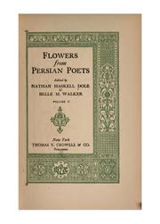 Cover of: Flowers from Persian poets