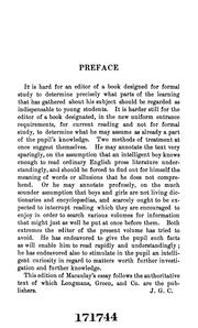 Cover of: Macaulay's Essay on Milton