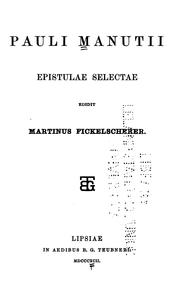 Cover of: Pauli Manutii Epistulae selectae