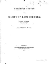 Cover of: Ordnance survey of the county of Londonderry. by Ordnance Survey Ireland