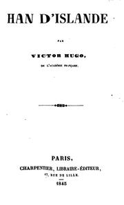 Cover of: Han d'Islande by Victor Hugo