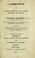 Cover of: A narrative of the incidents attending the capture, detention, and ransom of Charles Johnston, of Botetourt County, Virginia