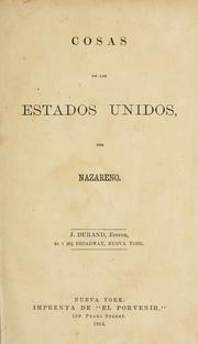 Cover of: Cosas de los Estados Unidos