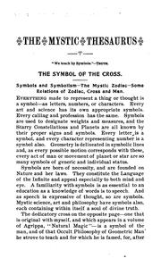 Cover of: The mystic thesaurus, or, Initiation in the theoretical and practical secrets of astral truth and occult art