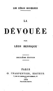 Cover of: dévouée