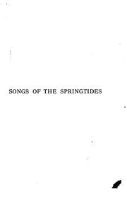 Cover of: Songs of the springtides
