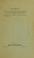 Cover of: The New England emigrant aid company and English cotton supply associations: letters of Frederick L. Olmsted, 1857 ..