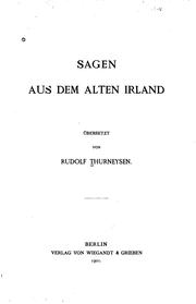 Sagen aus dem alten Irland by Rudolf Thurneysen