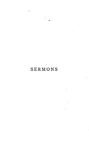 Cover of: Sermons preached in English churches by Phillips Brooks