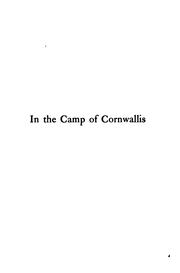 Cover of: In the camp of Cornwallis by by Everett T. Tomlinson ; with illustrations by Charles Copeland.