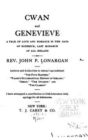 Cover of: Cwan and Genevieve by John P. Lonargan