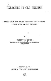 Cover of: Exercises in old English by Albert Stanburrough Cook