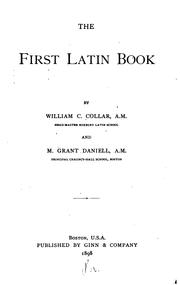 Cover of: first Latin book