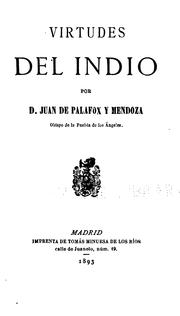 Cover of: Virtudes del Indio