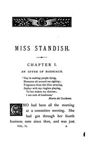 Cover of: Miss Standish; and by the Bay of Naples