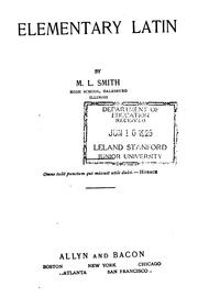 Cover of: Elementary Latin