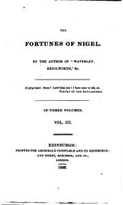 Cover of: The fortunes of Nigel. | Sir Walter Scott