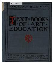 Cover of: Text books of art education