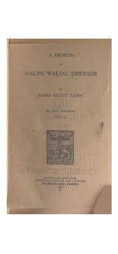 Cover of: A memoir of Ralph Waldo Emerson