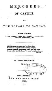 Cover of: Mercedes of Castile, or, The voyage to Cathay by James Fenimore Cooper