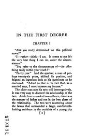 Cover of: In the first degree by Margret Holmes Bates, Margret Holmes Bates