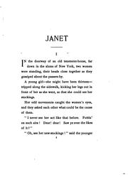 Cover of: Janet, or, The Christmas stockings