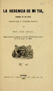 Cover of: La herencia de mi tía by Juan Belza