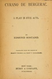 Cover of: Cyrano de Bergerac by Edmond Rostand