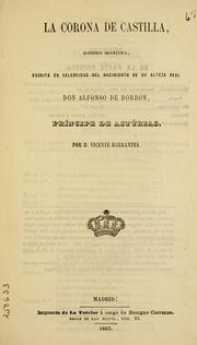 Cover of: corona de Castilla: alegoria dramática