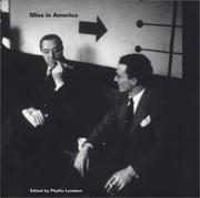 Cover of: Mies in America