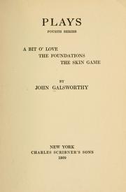 Cover of: Plays. by John Galsworthy
