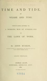 Cover of: Time and tide by Weare and Tyne by John Ruskin