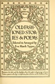 Cover of: Old fashioned stories & poems