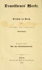 Cover of: Werke.: Griechisch und Deutsch mit kritischen und erklärenden Anmerkungen.