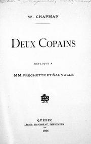 Deux copains by W. Chapman