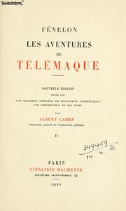 Cover of: Les aventures de Télémaque. by François de Salignac de La Mothe-Fénelon