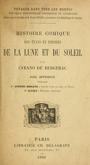 Cover of: Histoire comique des états et empires de la lune et du soleil. by Cyrano de Bergerac