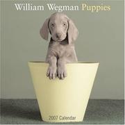 Cover of: William Wegman Puppies 2007 Wall Calendar