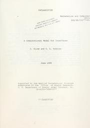 Cover of: A computational model for interfaces.