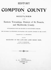 History of Compton County by L. S. Channell