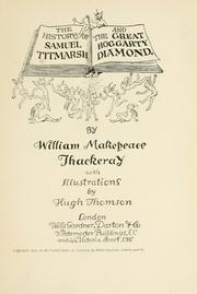 Cover of: The history of Samuel Titmarsh and the great Hoggarty diamond.