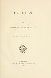 Cover of: Ballads