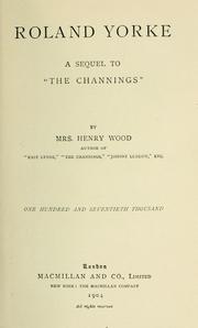 Cover of: Roland Yorke by Mrs. Henry Wood, Mrs. Henry Wood