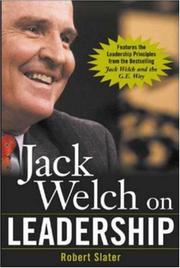 Cover of: Jack Welch on Leadership